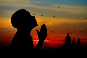 Man praying